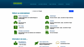 What Onderwijskiezer.be website looked like in 2023 (2 years ago)