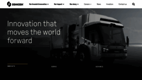 What Oshkoshcorp.com website looked like in 2023 (This year)