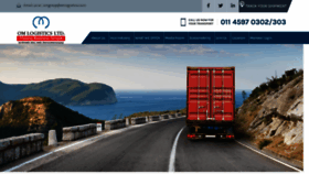 What Omlogistics.co.in website looked like in 2023 (This year)