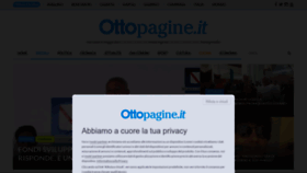What Ottopagine.it website looked like in 2023 (This year)
