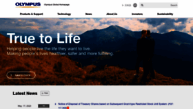 What Olympus-imaging.com website looked like in 2023 (This year)