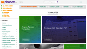 What Onplanners.com website looked like in 2023 (2 years ago)