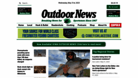 What Outdoornews.com website looked like in 2023 (This year)