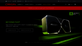 What Originpc.com website looked like in 2023 (This year)