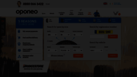 What Oponeo.co.uk website looked like in 2023 (This year)