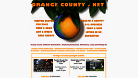 What Orangecounty.net website looked like in 2023 (2 years ago)