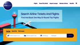 What Oneworld.com website looked like in 2023 (This year)