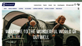 What Outwell.com website looked like in 2023 (This year)