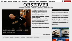 What Observertoday.com website looked like in 2023 (This year)