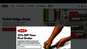 What Oxo.com website looked like in 2023 (This year)