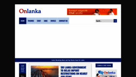 What Onlanka.com website looked like in 2023 (This year)
