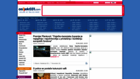 What Osijek031.com website looked like in 2023 (This year)