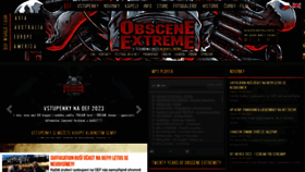 What Obsceneextreme.cz website looked like in 2023 (This year)