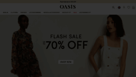 What Oasis-stores.com website looked like in 2023 (This year)