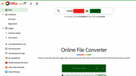 What Office-converter.com website looked like in 2023 (This year)