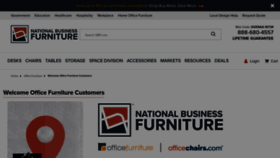 What Officefurniture.com website looked like in 2023 (This year)