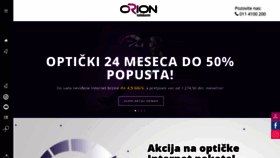 What Oriontelekom.rs website looked like in 2023 (This year)