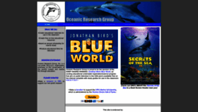 What Oceanicresearch.org website looked like in 2023 (This year)