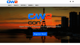 What Ow2.org website looked like in 2023 (This year)