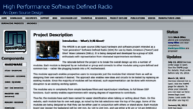 What Openhpsdr.org website looked like in 2023 (2 years ago)
