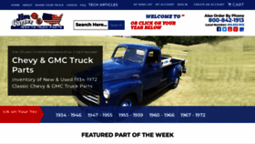 What Oldchevytrucks.com website looked like in 2023 (This year)