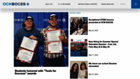 What Ocmboces.org website looked like in 2023 (2 years ago)