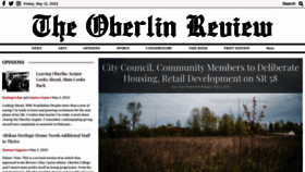What Oberlinreview.org website looked like in 2023 (This year)