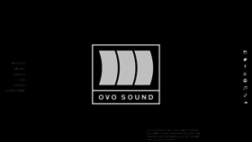 What Ovosound.com website looked like in 2023 (This year)