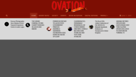 What Ovationinternational.com website looked like in 2023 (This year)
