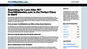 What Over50datesites.com website looked like in 2023 (This year)