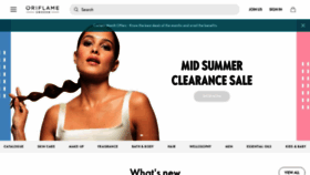 What Oriflame.co.in website looked like in 2023 (This year)