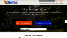 What Owner.com.au website looked like in 2023 (This year)