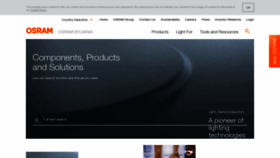 What Osram.info website looked like in 2023 (This year)