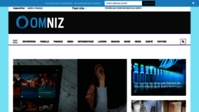 What Omniz.net website looked like in 2023 (This year)