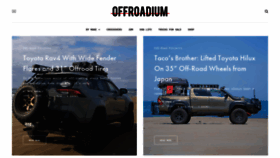 What Offroadium.com website looked like in 2023 (This year)