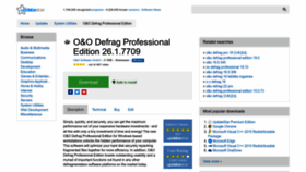 What O-o-defrag-professional-edition.updatestar.com website looked like in 2023 (This year)