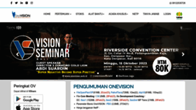 What Onevision.web.id website looked like in 2023 (This year)