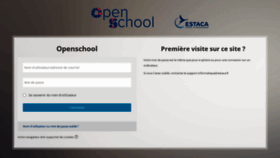 What Openschool.estaca.fr website looked like in 2023 (This year)