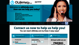 What Olifehelp.com website looked like in 2023 (This year)