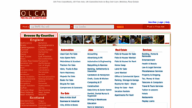 What Olca.co.uk website looked like in 2023 (This year)