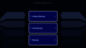 What Okhatrimaza.com website looked like in 2023 (This year)
