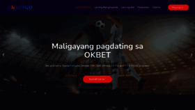 What Okbetgo.com website looked like in 2023 (This year)