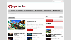 What Oyunindir.club website looked like in 2023 (This year)