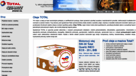 What Oleje-total.cz website looked like in 2023 (1 year ago)