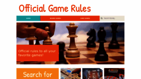 What Officialgamerules.org website looked like in 2023 (This year)