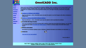 What Omnicadd.com website looked like in 2023 (This year)