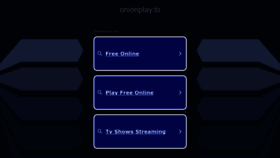 What Onionplay.to website looked like in 2023 (This year)