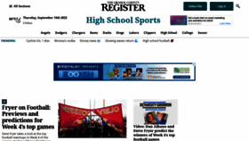 What Ocvarsity.com website looked like in 2023 (This year)