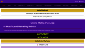 What Onlinesattamatka.in website looked like in 2023 (This year)