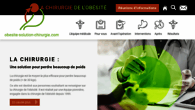 What Obesite-solution-chirurgie.fr website looked like in 2023 (This year)